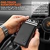 TEEHON Geldbörse Herren, Portmonee Herren mit Münzfach & RFID Schutz, Magnetischer Slim Wallet, Leder Portmonee, 7 Kartenetui, ID-Fenster - Schwarz Orange (Schwarz Orange) #4