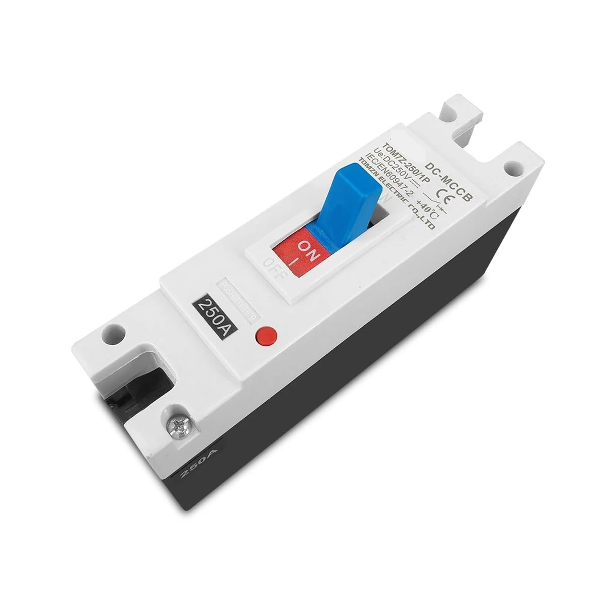 Interruttore automatico in scatola stampata MCCB 1P DC 250V DC solare, interruttore di protezione da sovraccarico for impianto fotovoltaico solare.(200A)