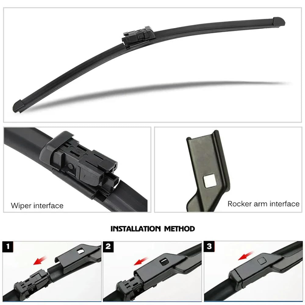 Escobillas limpiaparabrisas para Parabrisas Delantero para Citroën C4 MK2 2010-2016 30"+26R