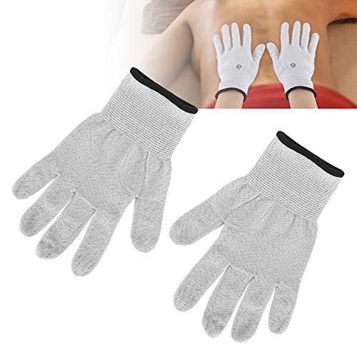 Preisvergleich Produktbild Qkiss Elektroden Handschuhe Pulse Elektrotherapie Massager Leitfähige Handschuhe zur Schmerzlinderung der Hände zur Verbesserung der Durchblutung und Beweglichkeit