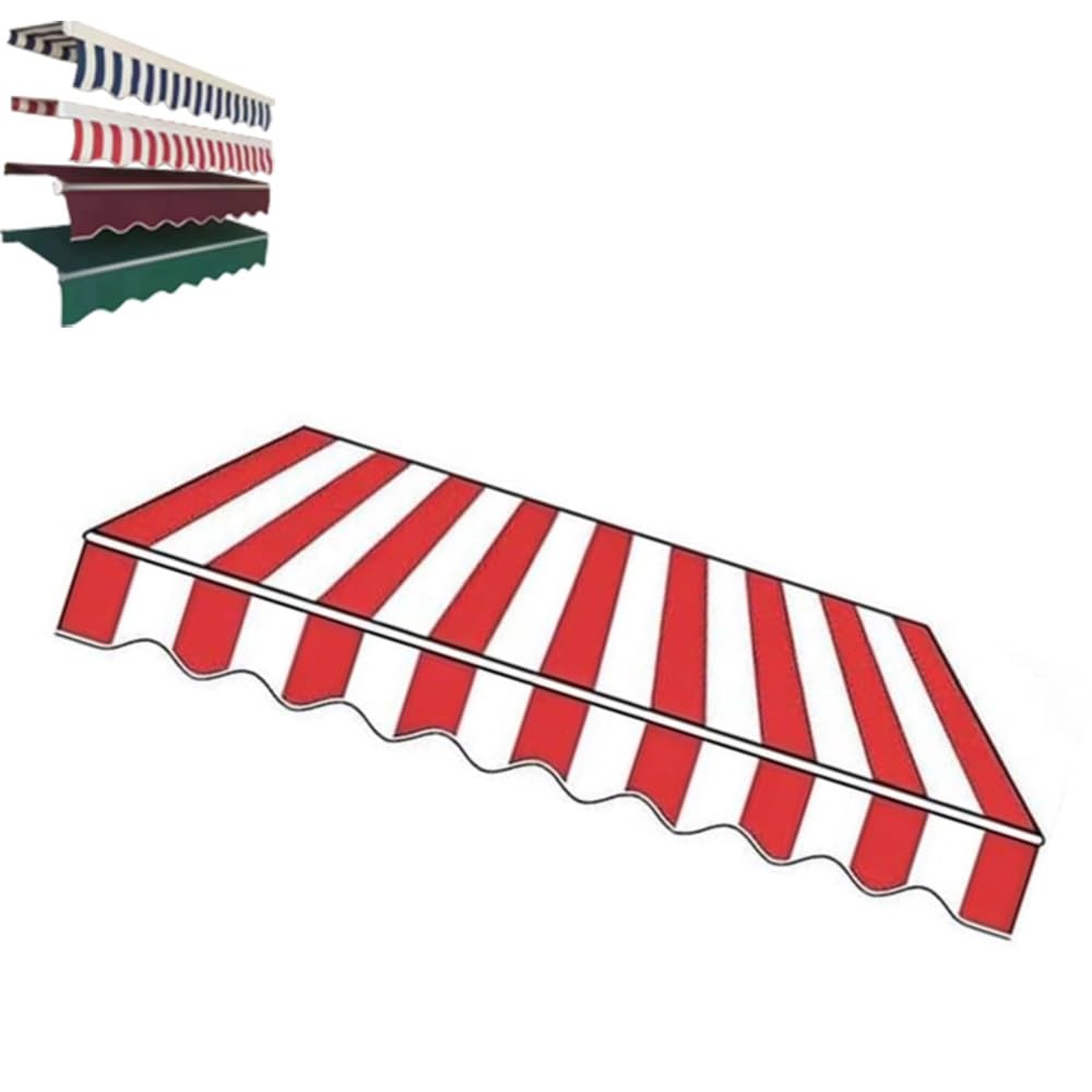 Toile de rechange pour pare-soleil rouge d'extérieur en 2,5m, 3,5m et 6m