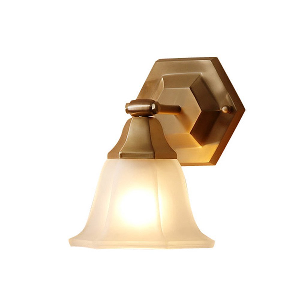 Aplique de pared de latón para pasillos oscuros y espejos sin iluminación 5