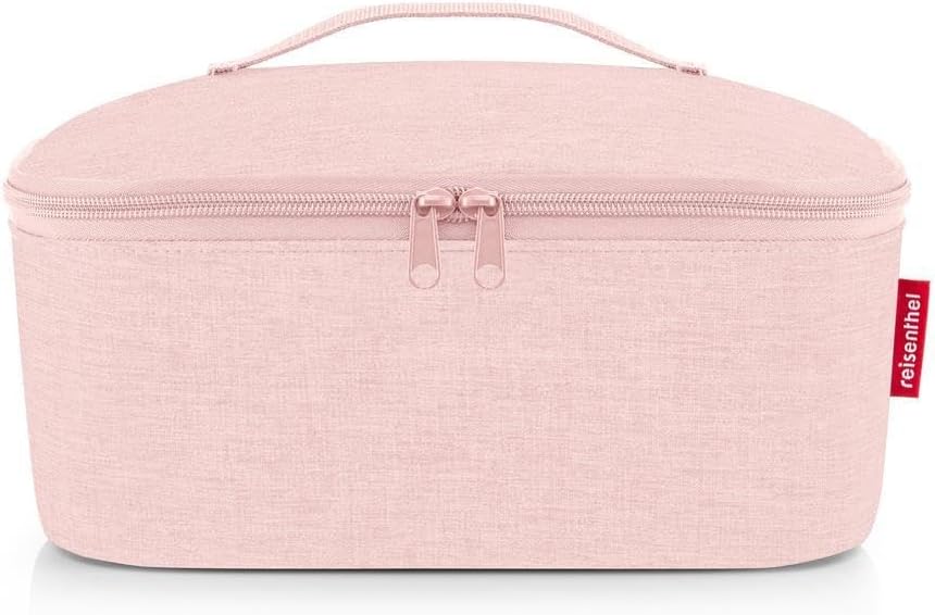 reisenthel Coolerbag M Pocket Twist Blush - Cool Bag with Outer Material Made of Recycled PET Bottles - Ideal for Lunch on the Go