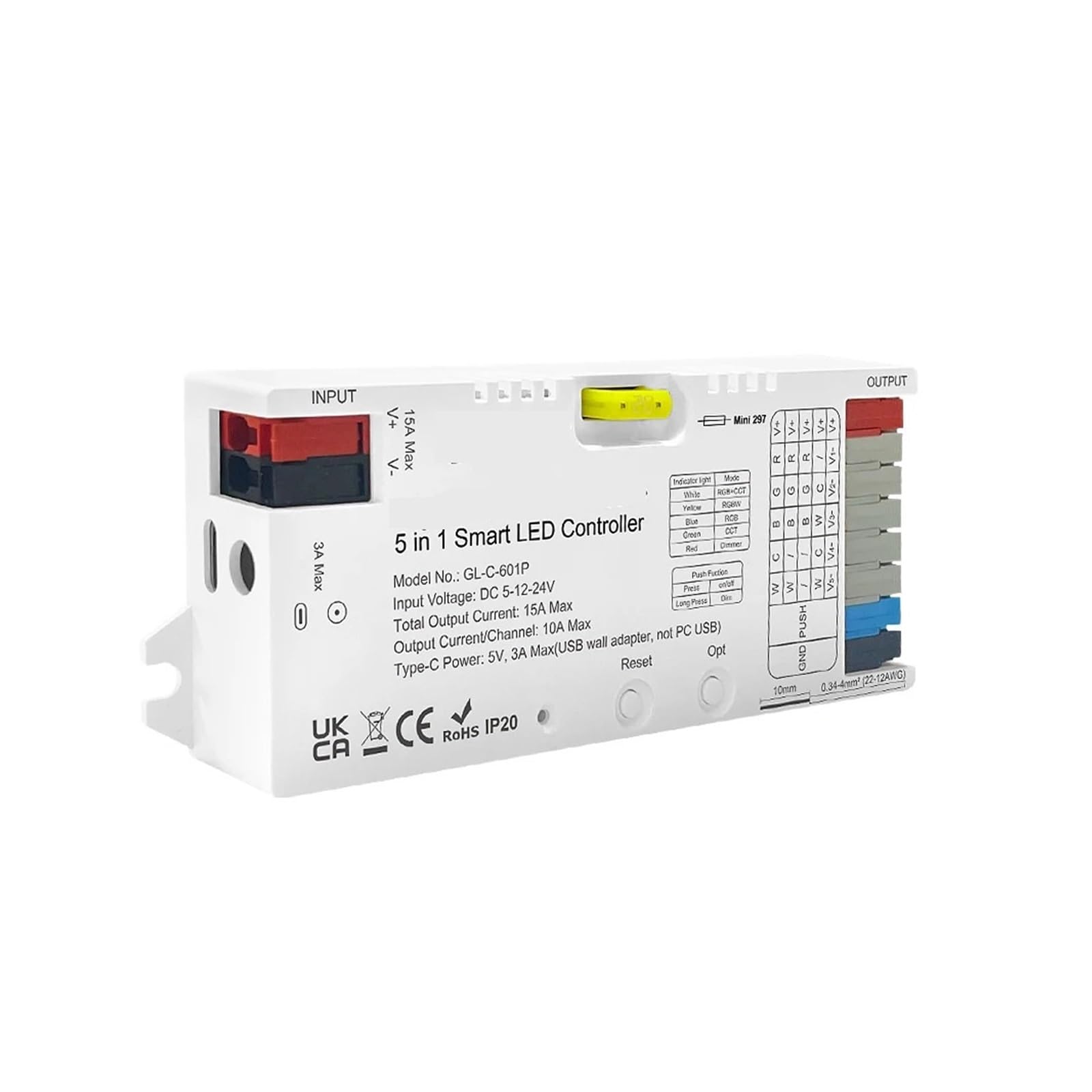 Controlador tira LED RGBCCT soluciona la gestión de múltiples luces con app y voz
