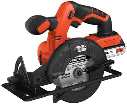 BLACK+DECKER 20V MAX* POWERCONNECT Cordless Drill/Driver + Circular Saw Combo Kit (BDCD220CS)