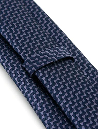 Fashion Formal Men's Neckties ,Classic Woven Business Ties For Men,3 Inches (7.5 Cm)(Navy) #TOP7
