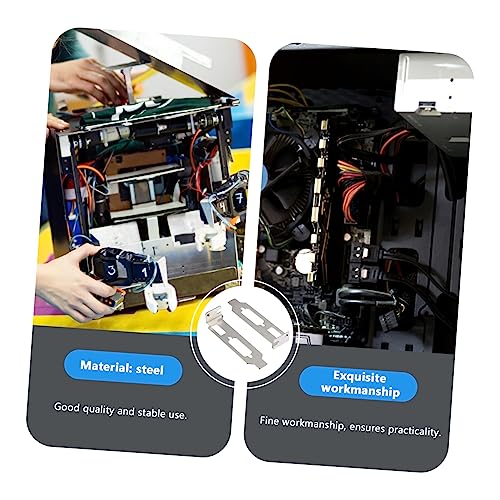 20 piezas de cubiertas para ranuras PCI para gabinete de computadora, placa de ventilación de acero para sistemas ATX, fácil de instalar y limpiar miniatura 4