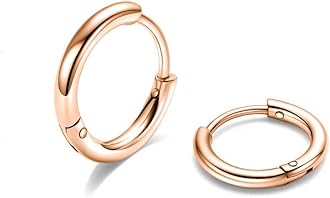 316L Surgical Steel Hoop Earrings, 6mm-20mm Huggie Earrings Men Hypoallergenic, Small Sleeper Mens Hoop Earring Cartilage Earring for Women 20G 18G