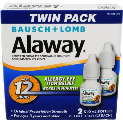 Alaway Antihistamine Eye Drops, 0.34 Ounces, 2 Count by Alaway