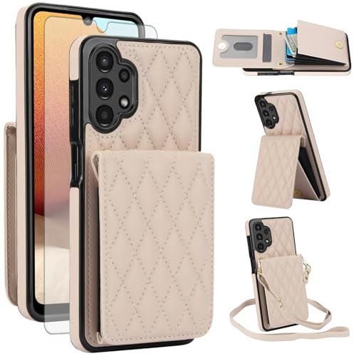 Housse Samsung Galaxy A13 4G/5G anti-RFID avec support et étui pour carte bleu