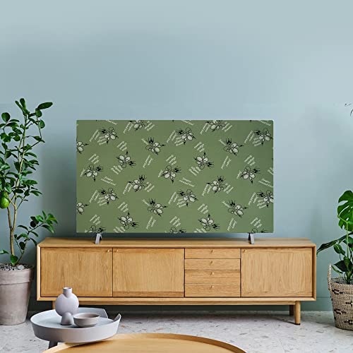 Image of Glassiano Marigold Dustproof Printed 49 inch LED TV Cover Screen Protector Compatible for All Models, Print 36