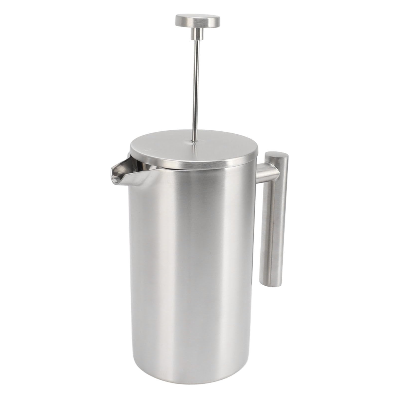 Cafetera De Prensa Francesa 1L/35.1Oz,Cafetera De Prensa Francesa De Acero Inoxidable Con Filtro,Prensa De Café Con Aislamiento De Metal De Doble Pared,Apto Para Lavavajillas