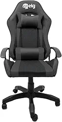 Cadeira Gamer Syrax Ergonômica com Ajuste de Altura e Estrutura Reforçada que Suporta 120kg Preta - CH36BK ELG
