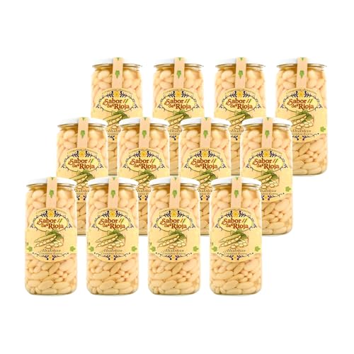 Alubias Blancas Cocidas Sabor De Rioja 660 g. (Pack 12 botes x 660 g.)