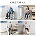Loyoda Toilet Safety Rails Medical Steel Sturdy Toilet Handle Height-Adjustable Leg Provides Support for Seniors, Disabled and Pregnant Women