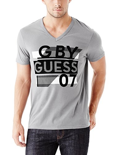 G by GUESS Men's Blaise Logo V-Neck Tee