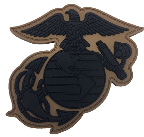 SUBDUED US MARINE CORPS EAGLE GLOBE & ANCHOR PVC PATCH