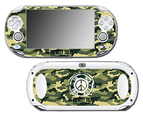 Metal Gear Solid 3 Peace Walker Camo MGS Video Game Vinyl Decal Skin Sticker Cover for Sony Playstation Vita Regular Fat 1000 Series System