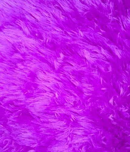 Image of VRB Dec 1 Mtr 60inch Fur White Cloth for Decoration,Baby Photoshoot Props Cloth for Decoration,Parties,Costumes, Gift Packing,Party Decor,Backdrop for Wedding mandap,Pooja (Purple, 1 Mtr)