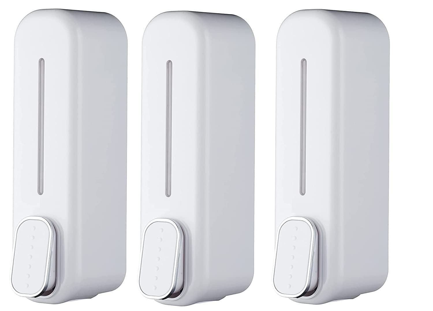 Bathoyum White 350 Ml Heavy Duty Abs Plastic Body Liquid Soap Shampoo Dispenser (Set of 3) (White) (B0C69V97VQ) Amazon Price History, Amazon Price Tracker