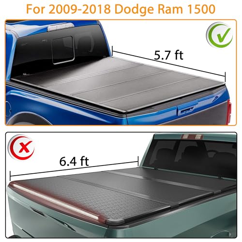 LDETXY 5.7ft Bed Side Rail Caps for 2009-2018 Dodge Ram 1500 Accessories by LDETXY - Used condition - Image 2