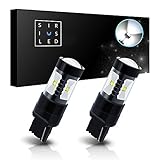 SiriusLED Extremely Bright 30W 7440 7441 992 T20 LED Bulbs with Projector for Turn Signals Reverse Backup Brake Tail Lights Xenon White