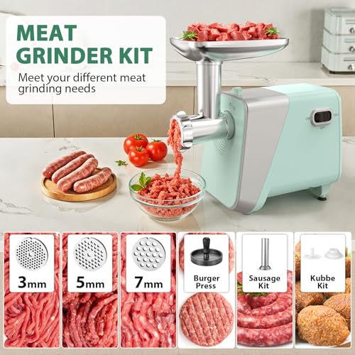 Machine à saucisse électrique 2800W haute performance inox - 5