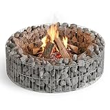 bellissa Foyer en Gabion - 95587 - Emplacement pour Faire Un feu - diamètre 73/51 cm, Haut...