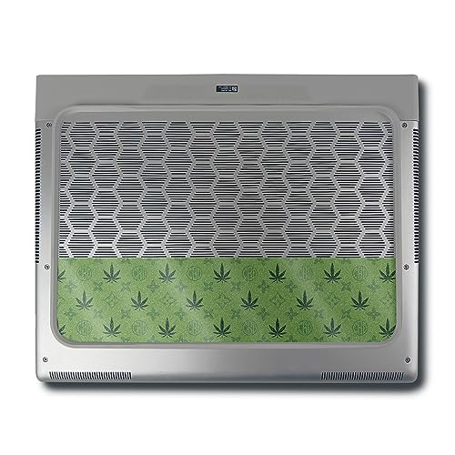 Image of MightySkins Glossy Glitter Skin Compatible with Alienware X16 R1 (2023) Full Wrap Kit - CBD Green | Protective, Durable High-Gloss Glitter Finish | Easy to Apply & Change Styles | Made in The USA