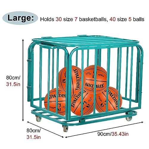 Support de rangement de basket-ball et cage volley empilable - 6