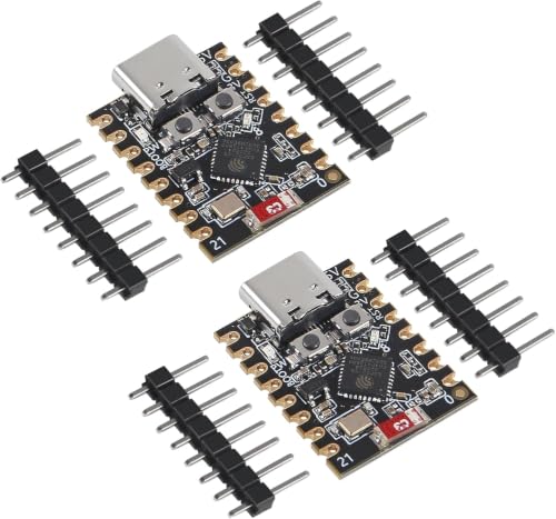 Image of ESP32-C3 Super Mini USB C-Type Development Board | Compact WiFi and Bluetooth Board | Ideal for IoT and Embedded Projects (Pre-Loaded with Tested Code)(Pack of 2)