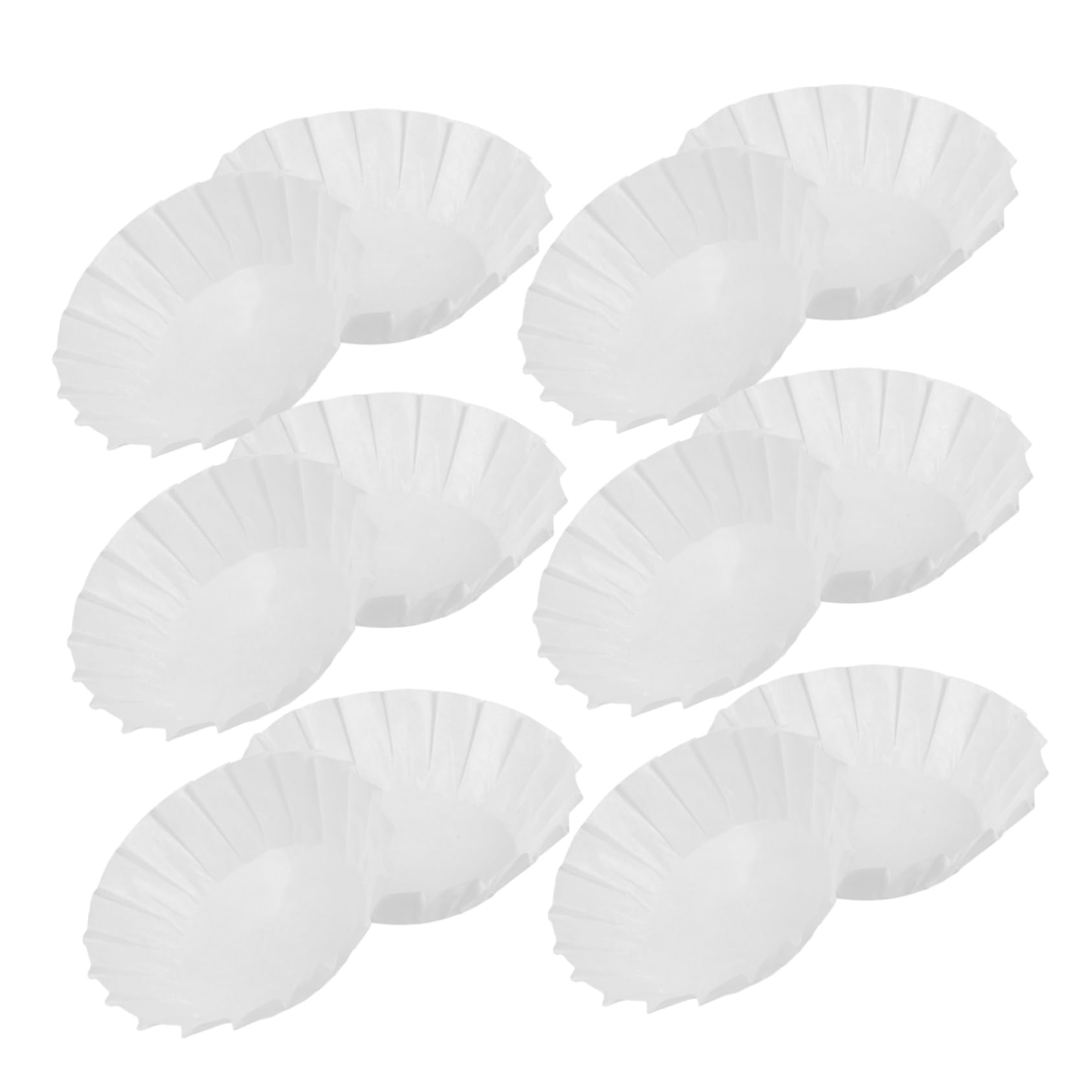 IMIKEYA 5 Sätze Baskisches Ölpapier Cupcake-backförmchen Muffinförmchen Für Muffinpapier Cupcake-papierförmchen Muffin-backförmchen Muffin-liner Weiß Silikonpapier 50 Stück * 5