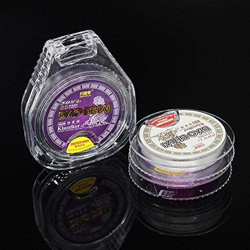 DECDEAL Linha de Pesca de 50 M Linha de Pesca Monofilamento Abrasão Forte Nylon Pesca Sub Main Line