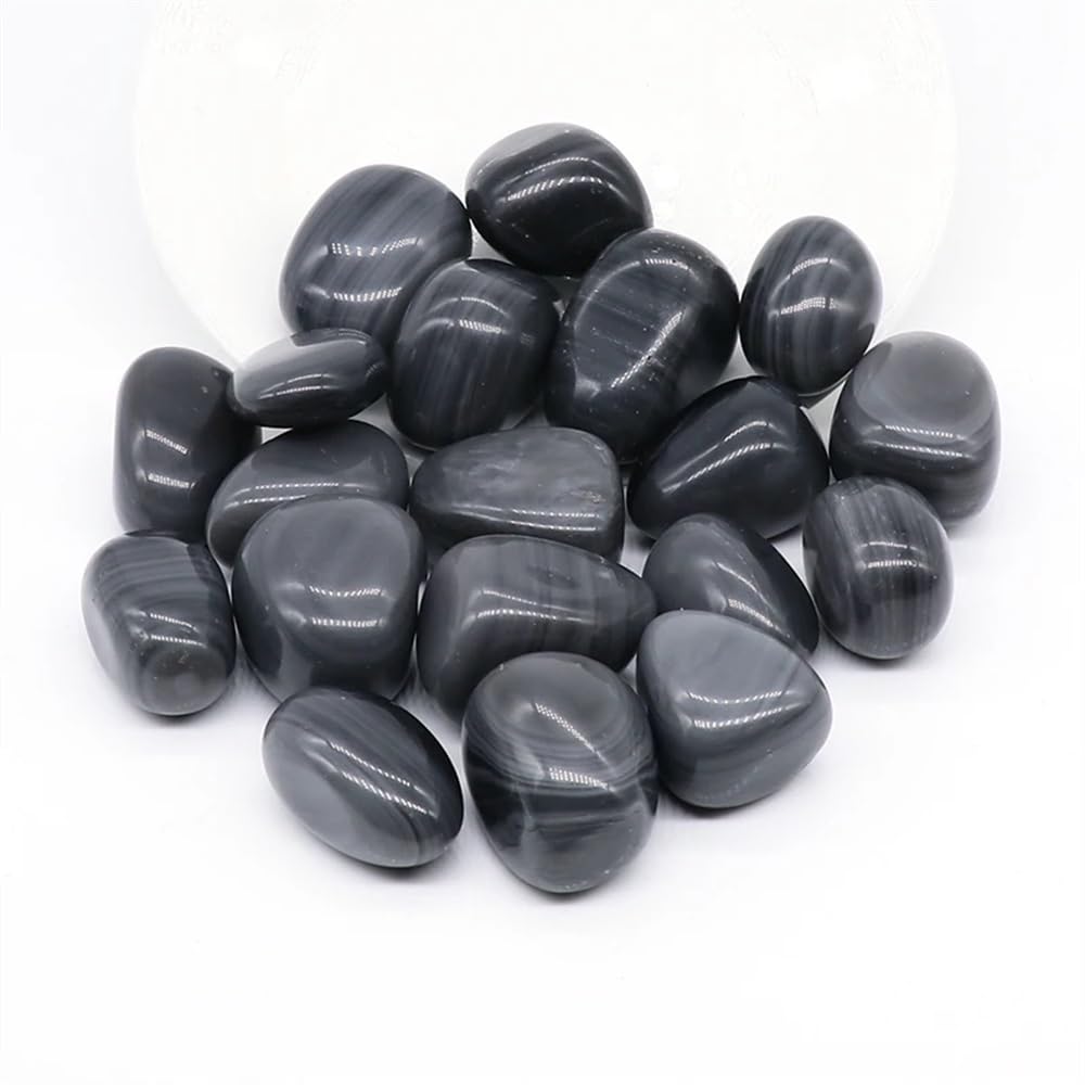 AtkitS Natural Natural Crystal Bulk Tumbled Color Obsidian Stone Gravel Monster Healing Crystals Mineral Gemstone Aquarium Home Decor (Size : 100g)