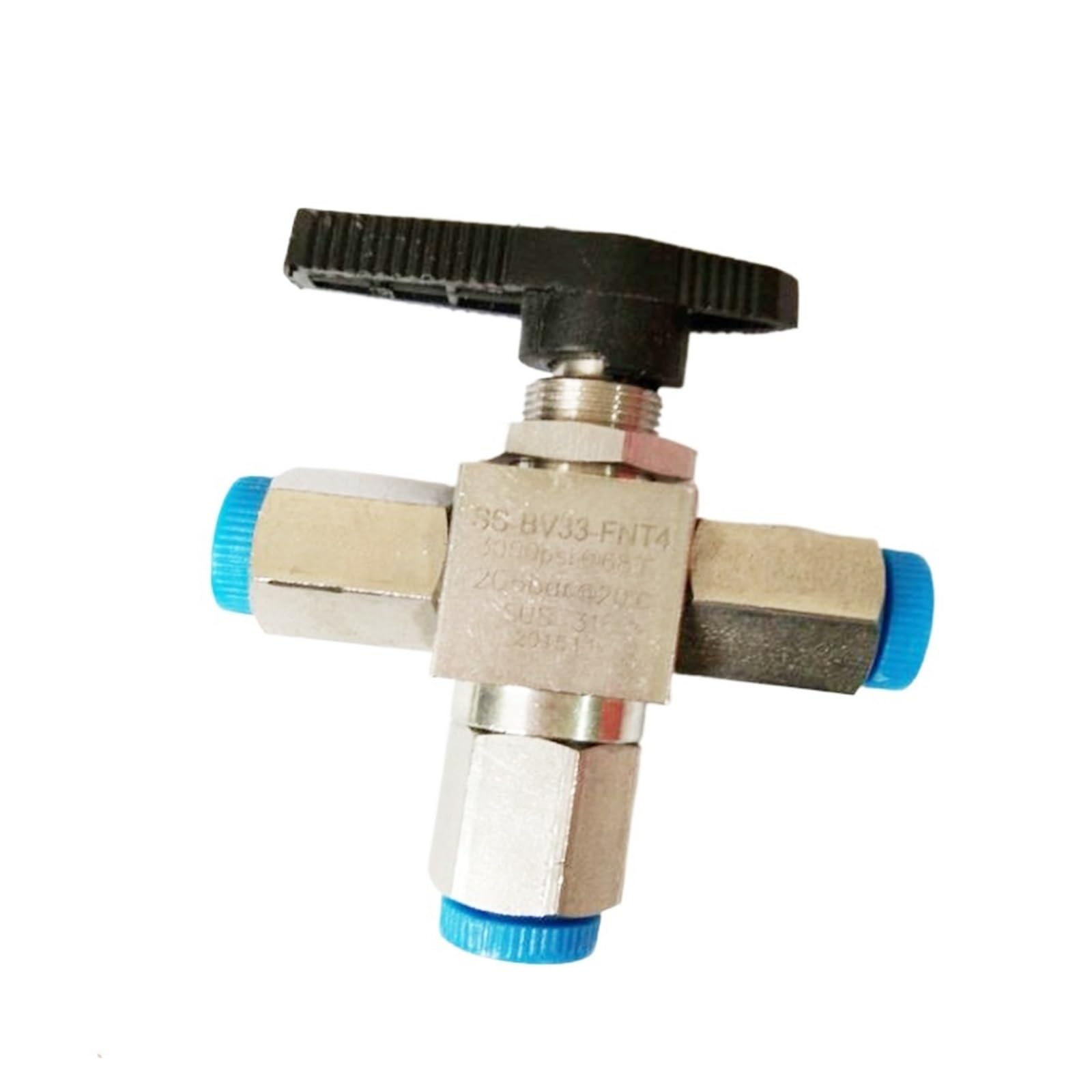 Ball valve, Zawór Kulowy 3-drogowy Ze Stali Nierdzewnej 316 1/4 3/8 1/2NPT Żeński Do Gazu 3000PSI,for Gas, Oil, Liquid, Water(3/8")