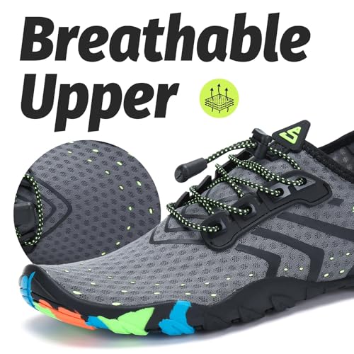 Image of SAGUARO Water Shoes for Women - Barefoot Quick-Dry Aqua Sock, Lightweight, Breathable for Swimming, Beach and Outdoor Activities Size 5.5-10.5