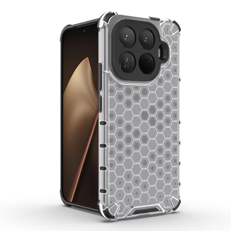 Image of Plastic Bumper Back Case Cover for Xiaomi 15T Pro /Mi 15T Pro 5G (Transparent)