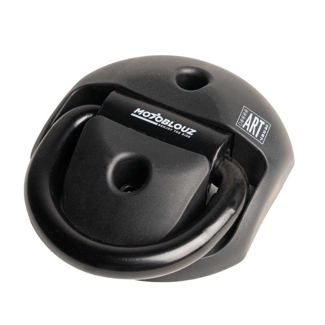 Antirrobo - Anillo de fijación de anclaje para pared/suelo - 14 mm - ART - Universal MOTOBLOUZ