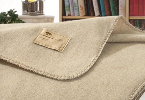 Coperta in cashmere, 100% cashmere Amalfi, 150 x 200 cm, punto a catena.