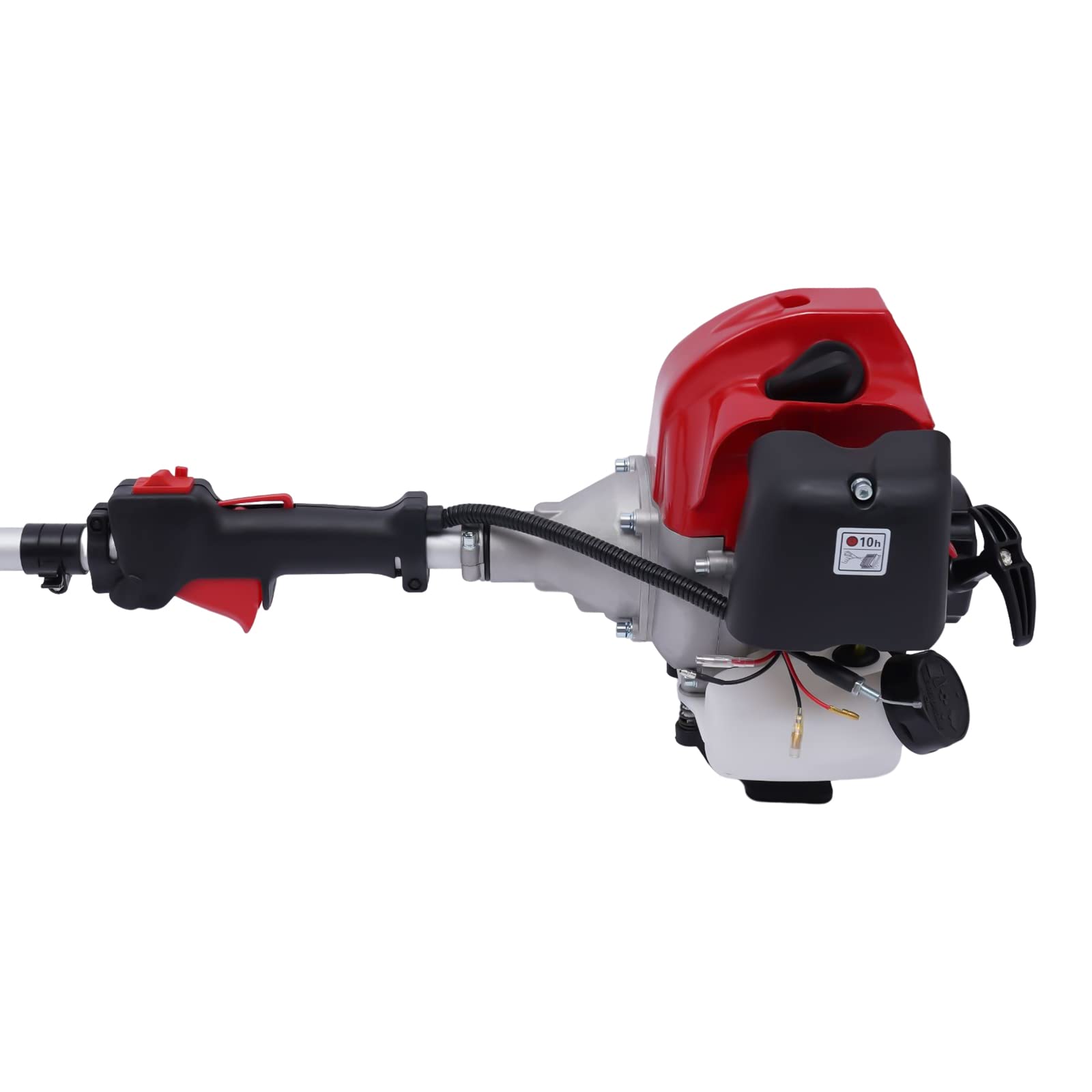 Desbrozadora 4 en 1 de gasolina, 51,7 cc, cortacésped, cortasetos, espada de 250 mm, con acoplador rápido y correa