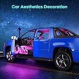 Gifts for Men Husband, Winzwon LED Interior Lights for Car Accessories for Men Women, USB Port APP Control Auto Stuff Lighting Kits Decoration Atmosphere Strip Lights - Image 7