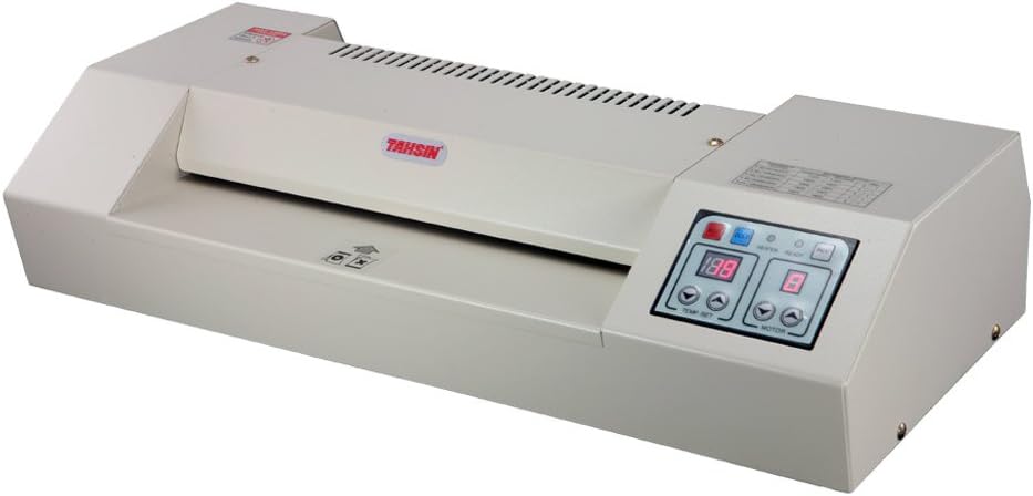 Tamerica TCC-6000 13-inch Photo Pouch Laminator; 13” Laminating Width; Laminates up to 10 mil Pouches; Adjustable Temperature; 5-min. Warm Up; Laminates up to 26”/min