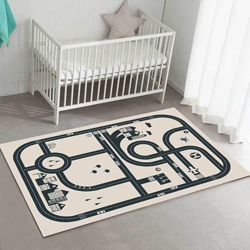 カーペット ラグ 道路 キッズ プレイマット ロードマップ 150*200cm おもちゃ お遊び ルームマット 子供部屋 防汚 子ども部屋 子供 赤ちゃん 園児 キッズ ルーム 大きいサイズ 出産祝い 入園祝い 誕生日 カラー プレゼント 女の子 おしゃれ