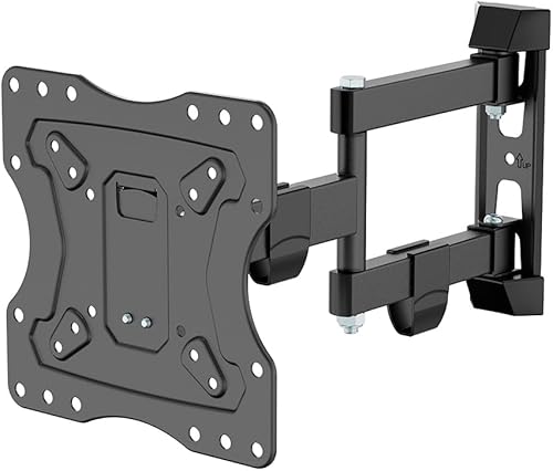 ELG Soporte de pared para TV de movimiento completo para televisores de 15 a 58 pulgadas, soporta hasta 66.1 libras, brazos articulados, extensión