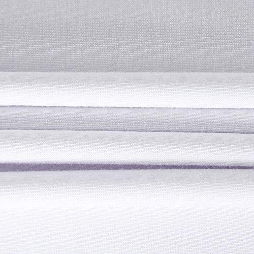 PALINDA Women's Mock Turtleneck Long Sleeve Bodysuit Leotard Stretchy Basic Layering Tops(M,White)