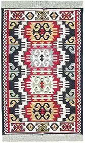 Tapete Turco Kilim Dupla Face - 120x180cm - Tapetes de Luxo para um Lar Elegante e Acolhedor - Toque de Realeza!