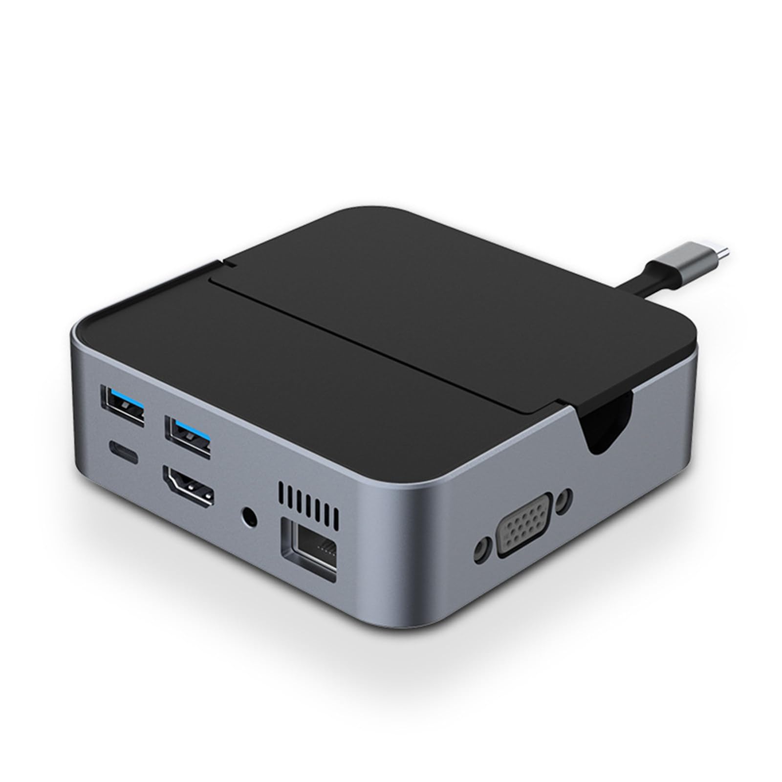 Pionowa stacja dokująca typu C Podstawa ładująca Kabel USB C na Hdmi Konwerter 4K Hd Port sieciowy Adapter 4K