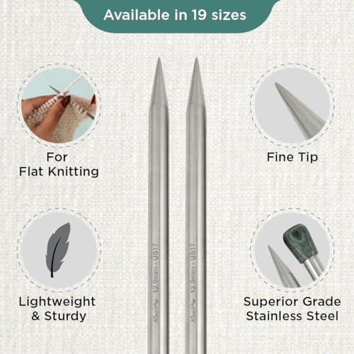 KnitPro The Mindful Collection Single Pointed Needle 14" (35cm) | US Size 17 (12mm) by KnitPro - Used condition - Image 3
