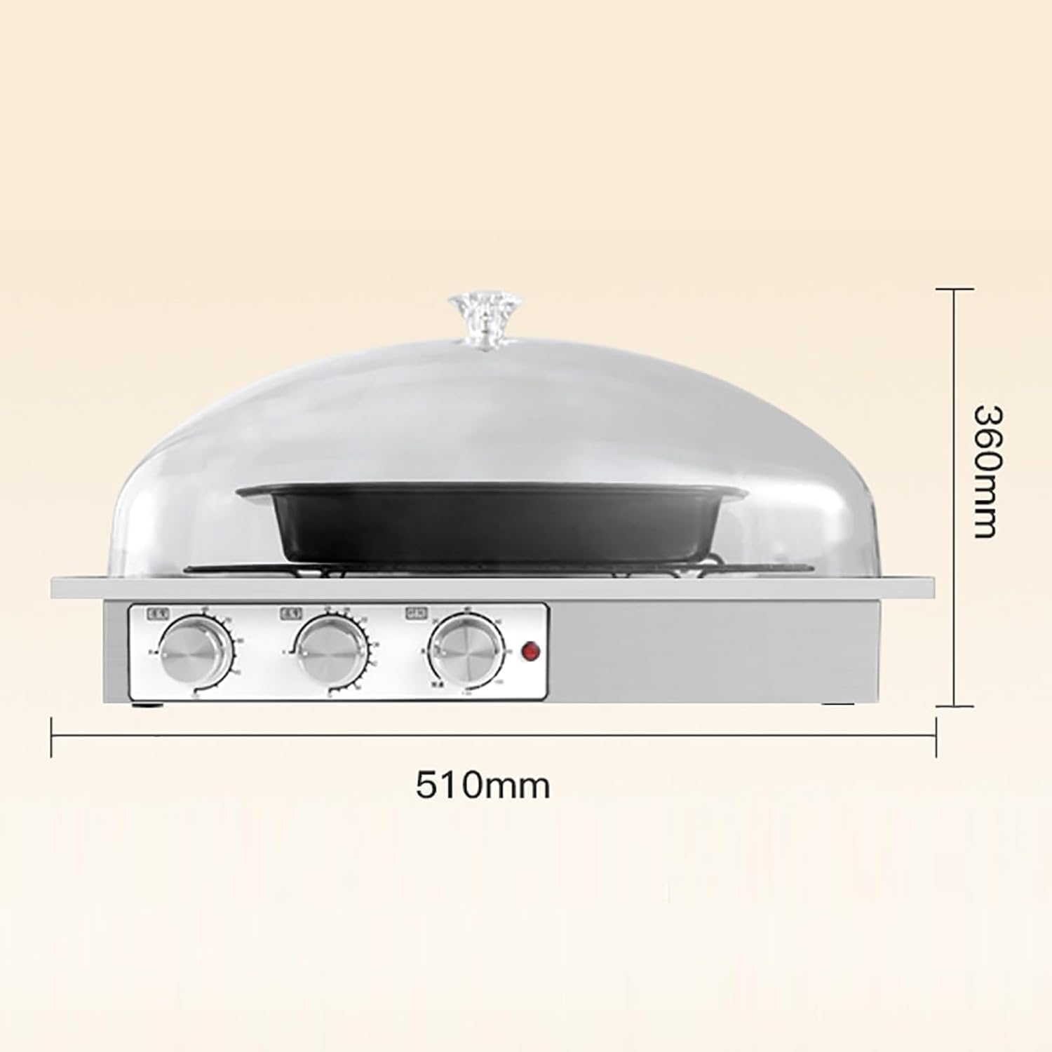 Bread Fermentation Machine, Dough Proofer with Heater for Yogurt, Natto, Steamed Buns,Humidity,Temperature,Timing Adjustment (590 * 430 * 300mm)