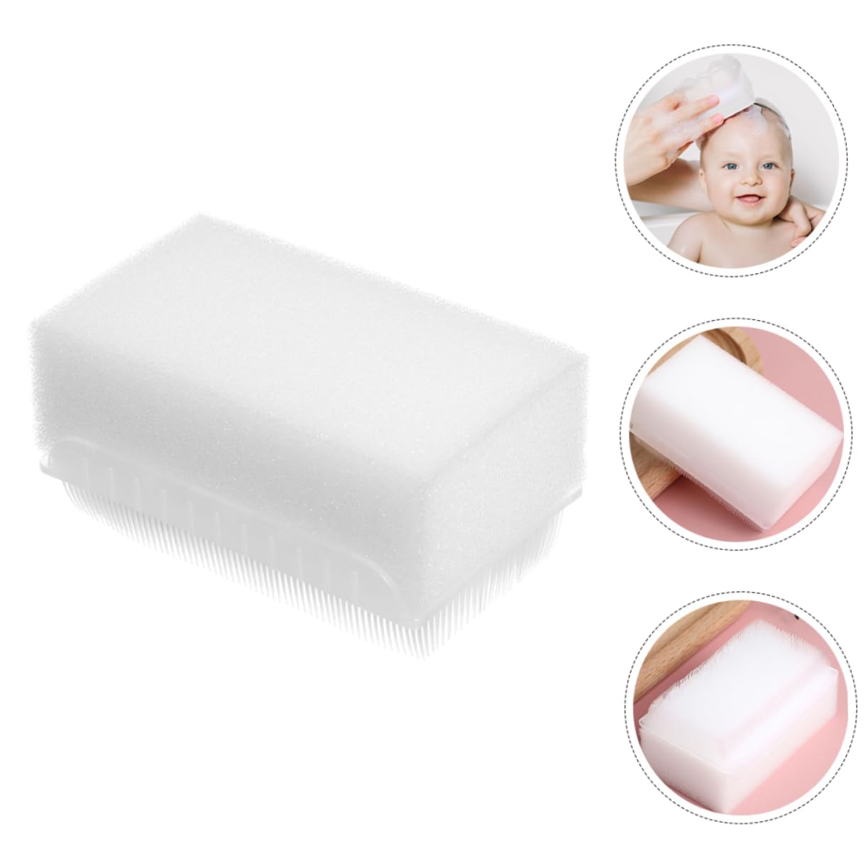 OSALADI 5 Series Dispositivo De Entrenamiento Sensorial Enfocar Pequeño Bath Cepillo Sensorial Para Cepillo Wilbarger El Plastico 4 Piezas X 5
